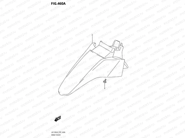 460A - FRONT FENDER