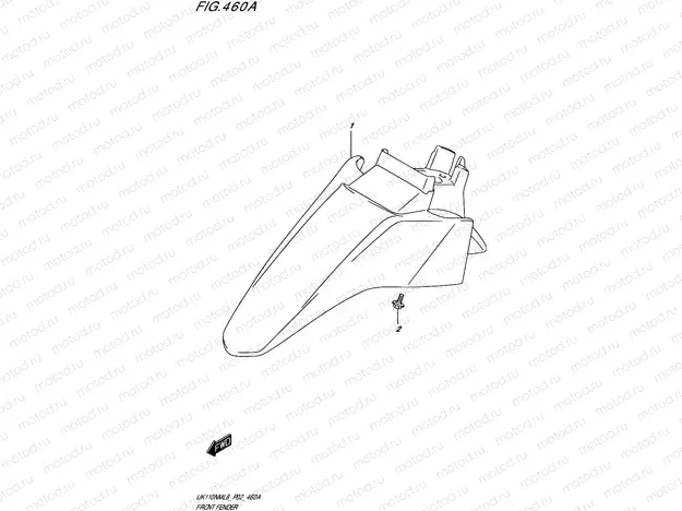 460A - FRONT FENDER