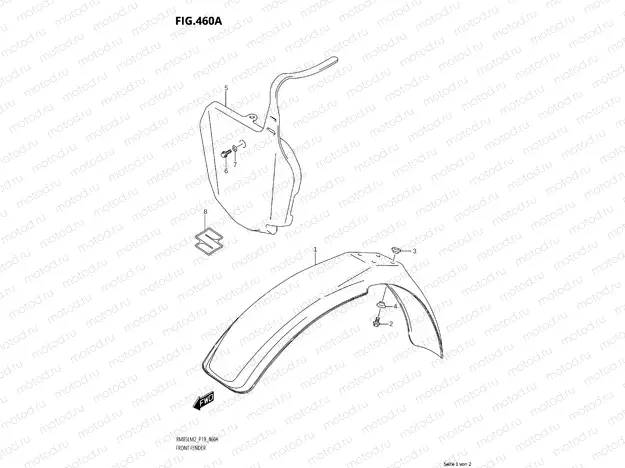 460A - FRONT FENDER