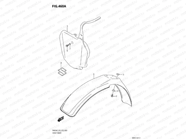 460A - FRONT FENDER