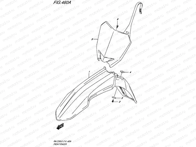 460A - FRONT FENDER