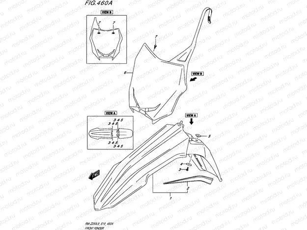 460A - FRONT FENDER