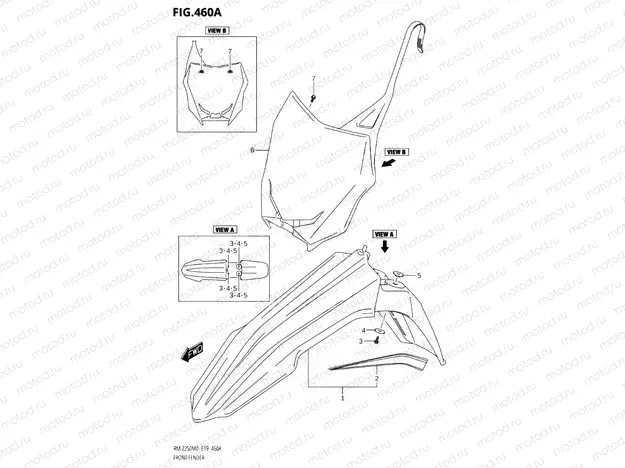 460A - FRONT FENDER