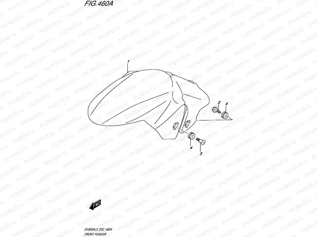 460A - FRONT FENDER