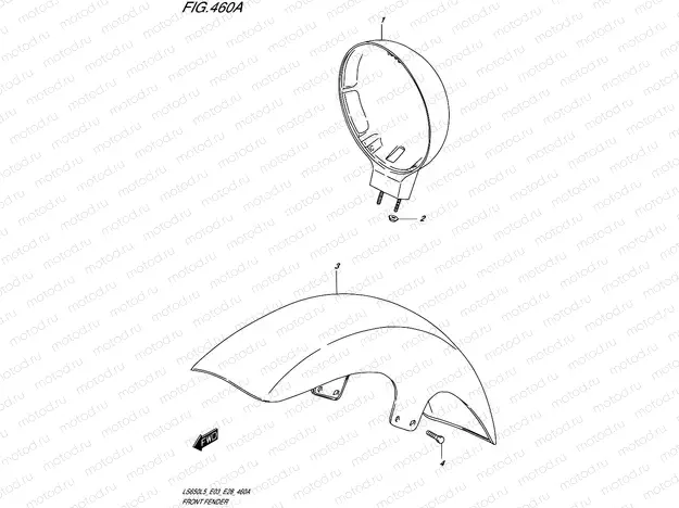 460A - FRONT FENDER