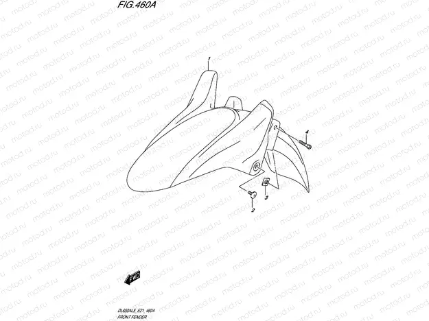 460A - FRONT FENDER