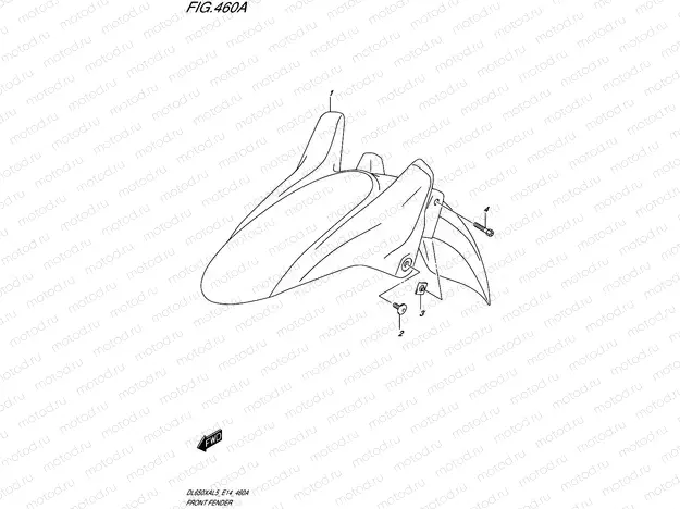 460A - FRONT FENDER