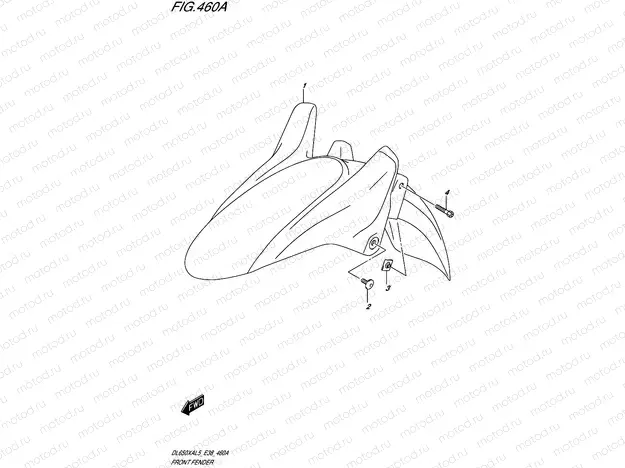460A - FRONT FENDER