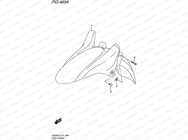 460A - FRONT FENDER