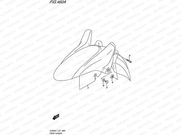 460A - FRONT FENDER