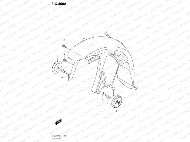 460A - FRONT FENDER