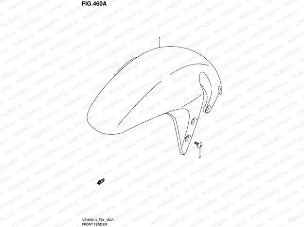 460A - FRONT FENDER