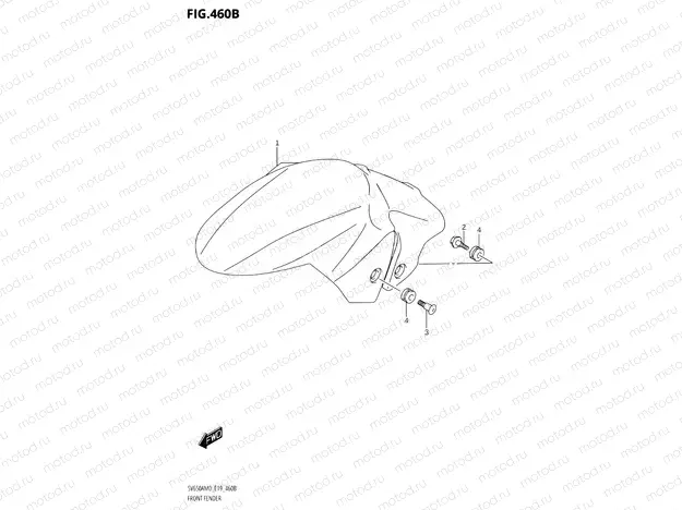 460B - FRONT FENDER