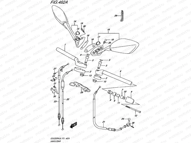 462A - HANDLEBAR