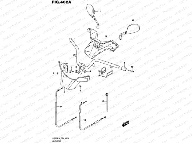 462A - HANDLEBAR