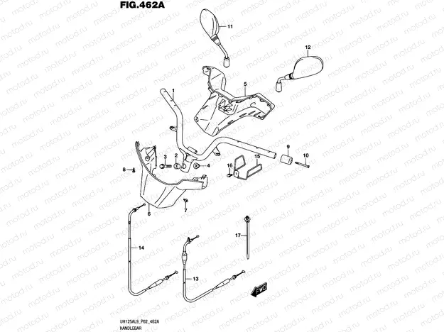 462A - HANDLEBAR