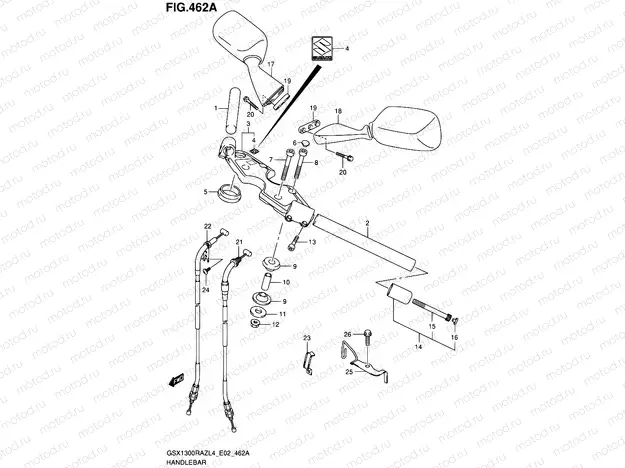462A - HANDLEBAR