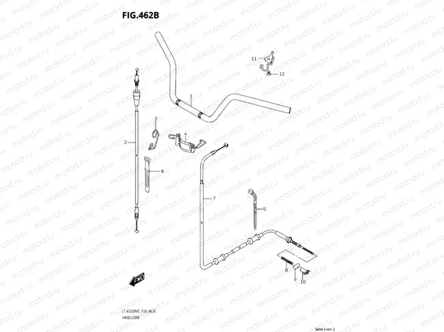 462B - HANDLE RAIL (LT-A500XPM0 P24)
