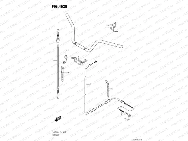 462B - HANDLE RAIL (LT-A750XPM0 P24)