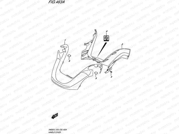 463A - HANDLE COVER