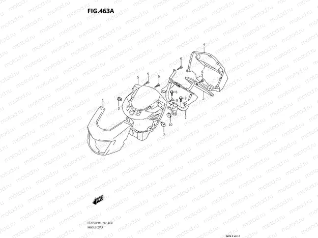 463A - HANDLE COVER