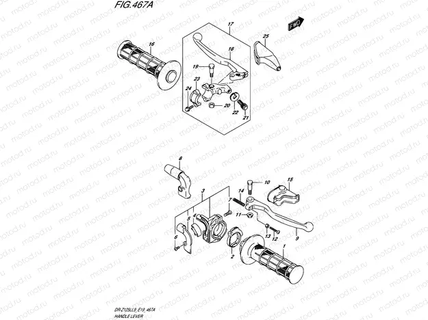 467A - HANDLE LEVER