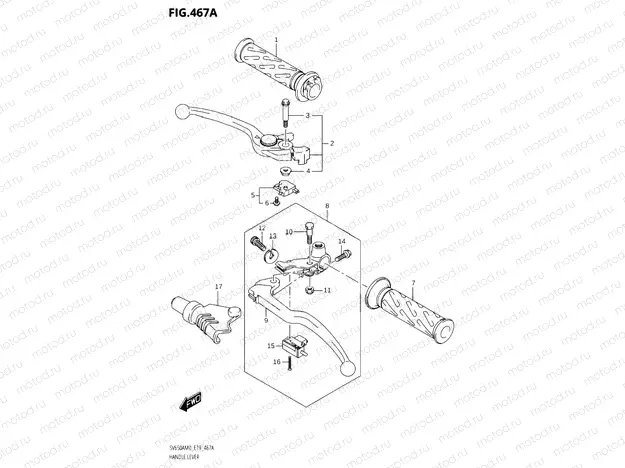 467A - HANDLE LEVER