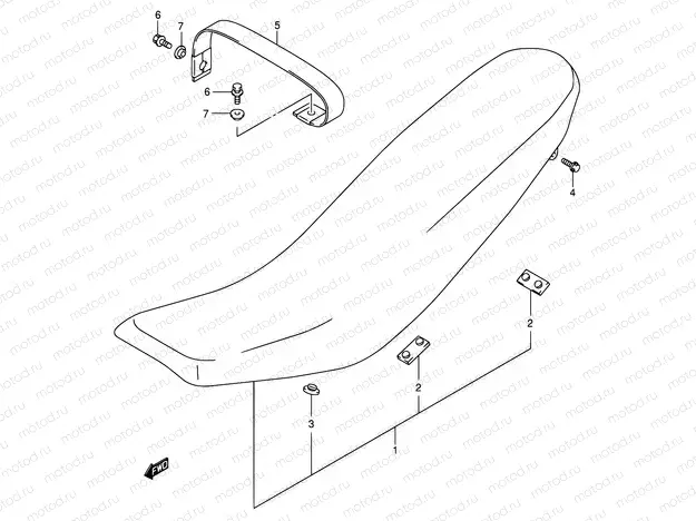 46A - SEAT (MODEL K2/K3/K4)