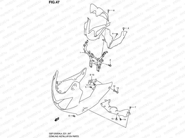 47 - COWLING INSTALLATION PARTS