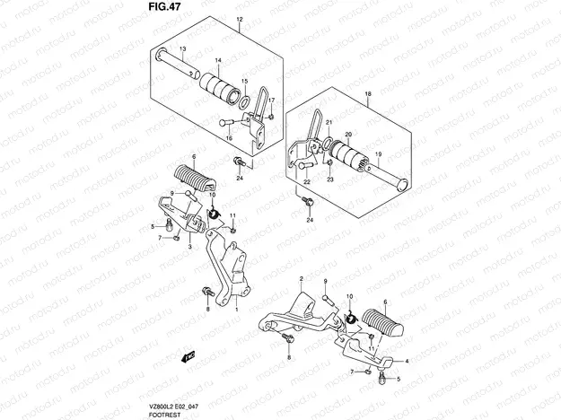 47 - FOOTREST