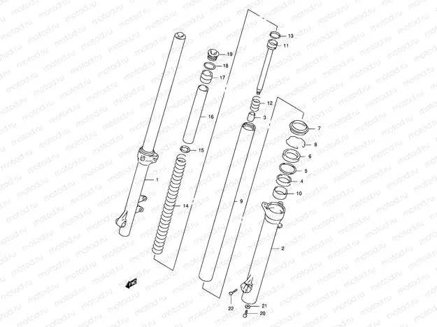 47 - FRONT DAMPER