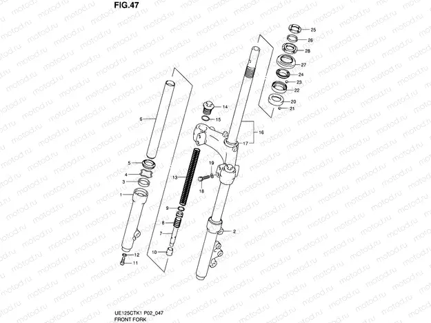 47 - FRONT FORK