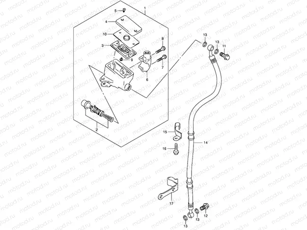 47 - FRONT MASTER CYLINDER