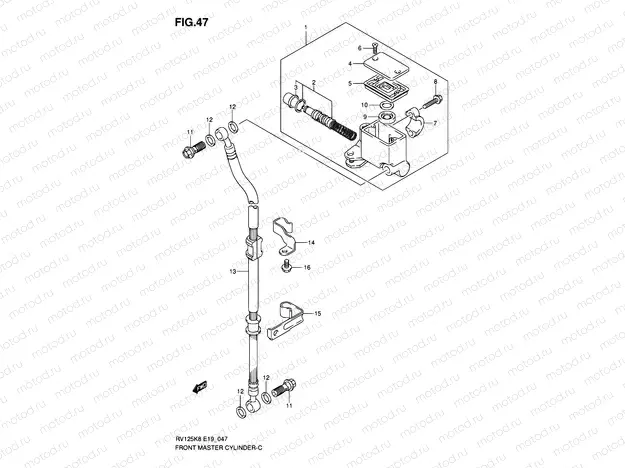 47 - FRONT MASTER CYLINDER
