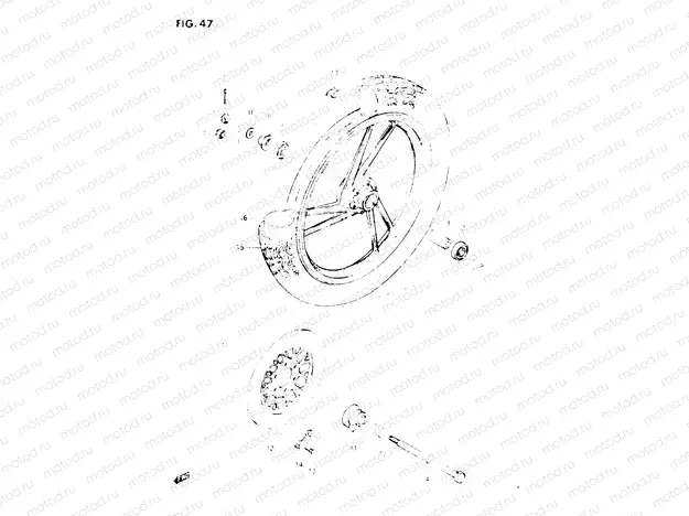 47 - FRONT WHEEL