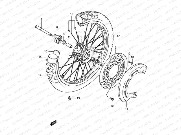 47 - FRONT WHEEL