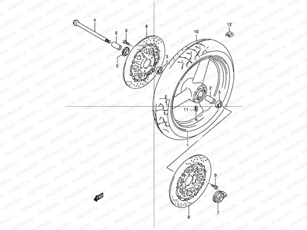 47 - FRONT WHEEL