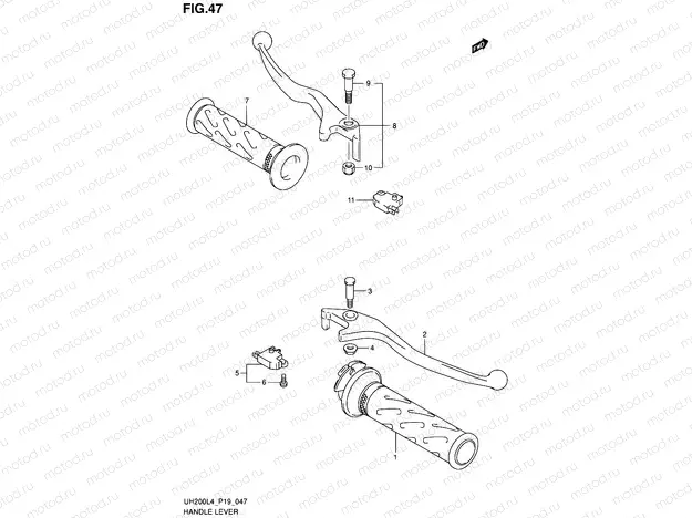 47 - HANDLE LEVER