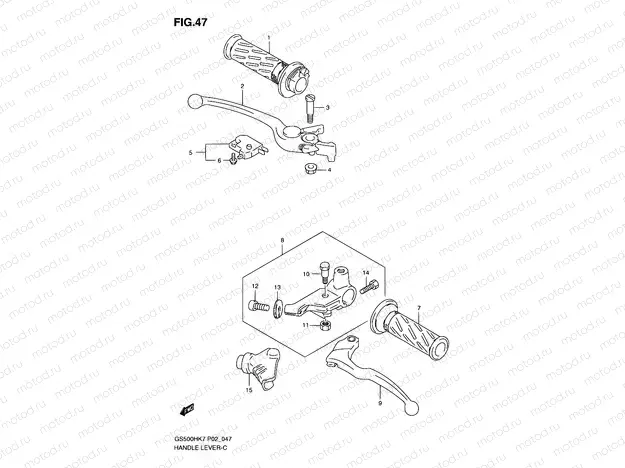 47 - HANDLE LEVER