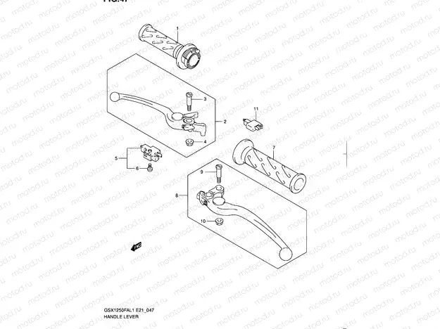 47 - HANDLE LEVER