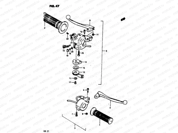 47 - HANDLE SWITCH (E41)