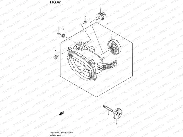 47 - HEADLAMP