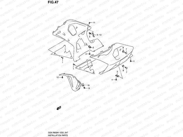 47 - INSTALLATION PARTS
