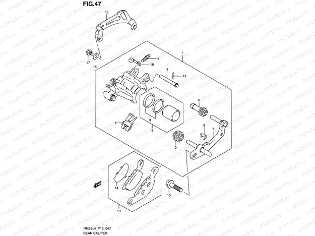 47 - REAR CALIPER