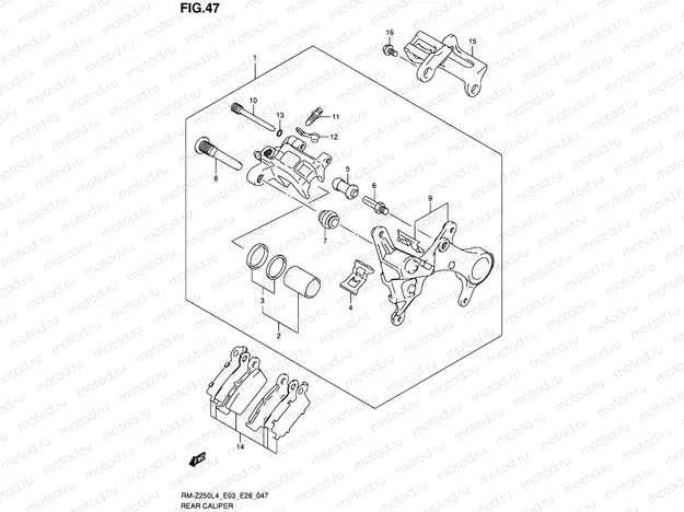 47 - REAR CALIPER