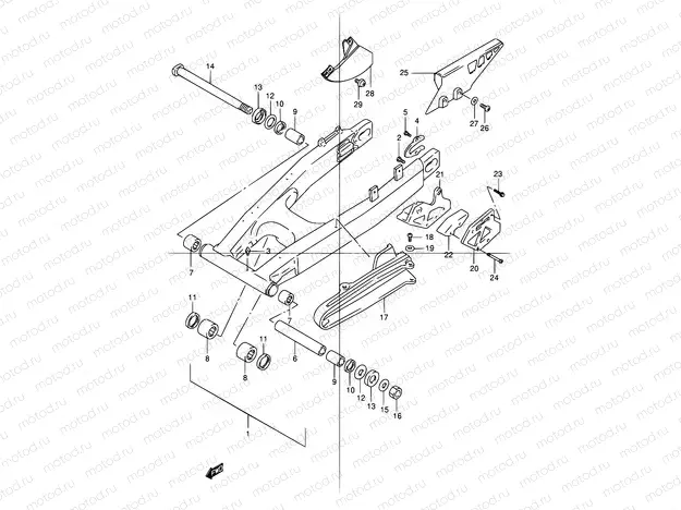 47 - REAR SWINGING ARM