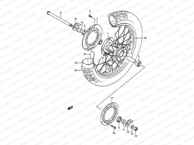 47 - REAR WHEEL