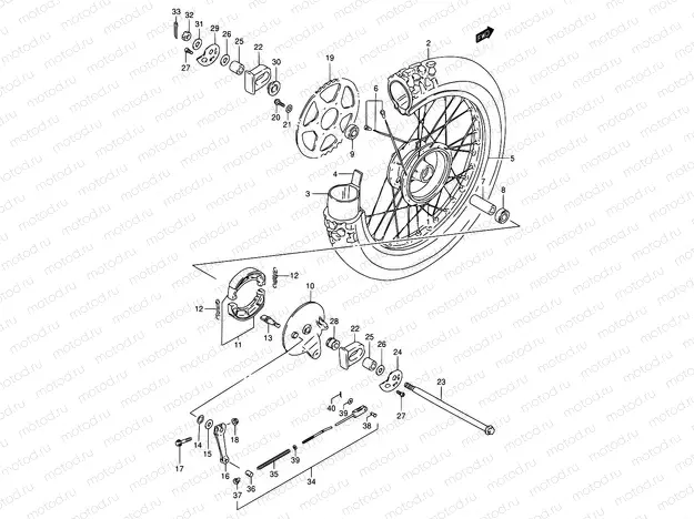 47 - REAR WHEEL