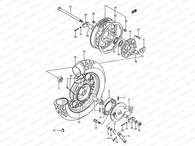 47 - REAR WHEEL