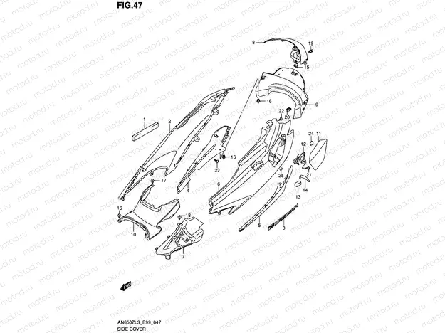 47 - SIDE COVER